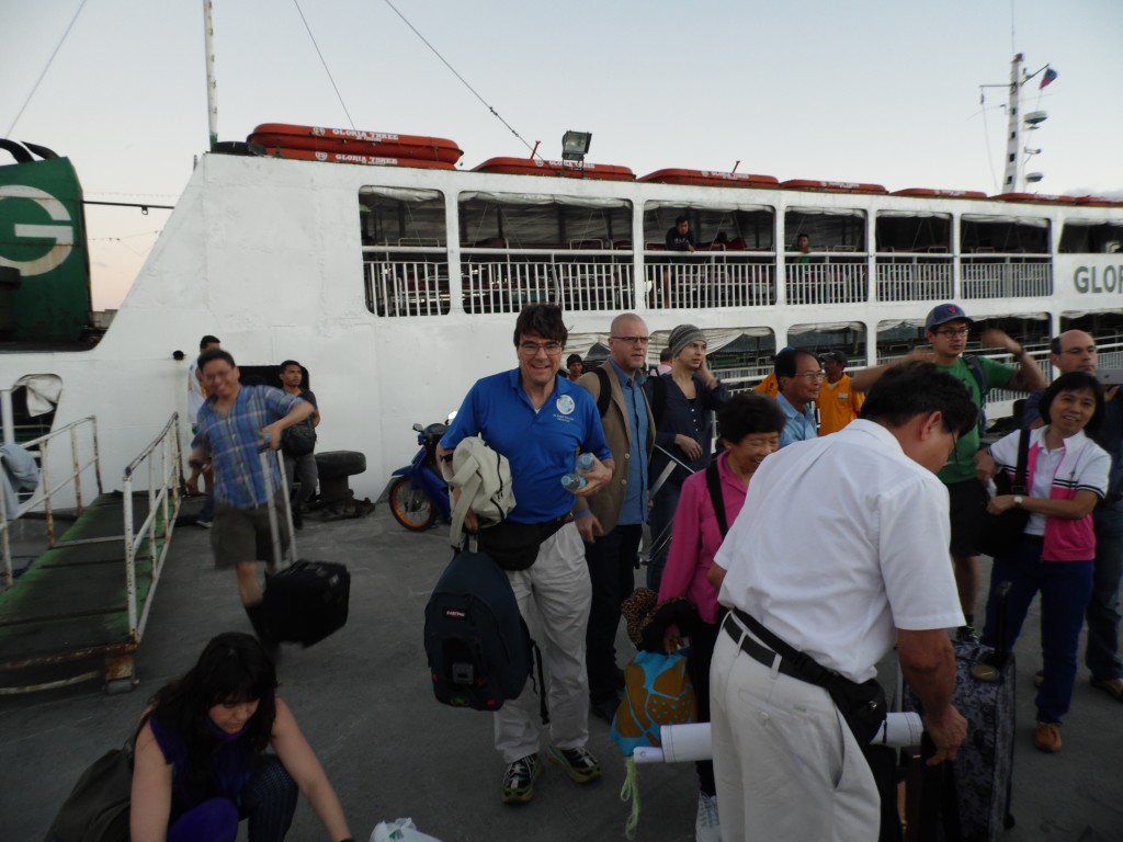 arrival of Ferry in Hilongos