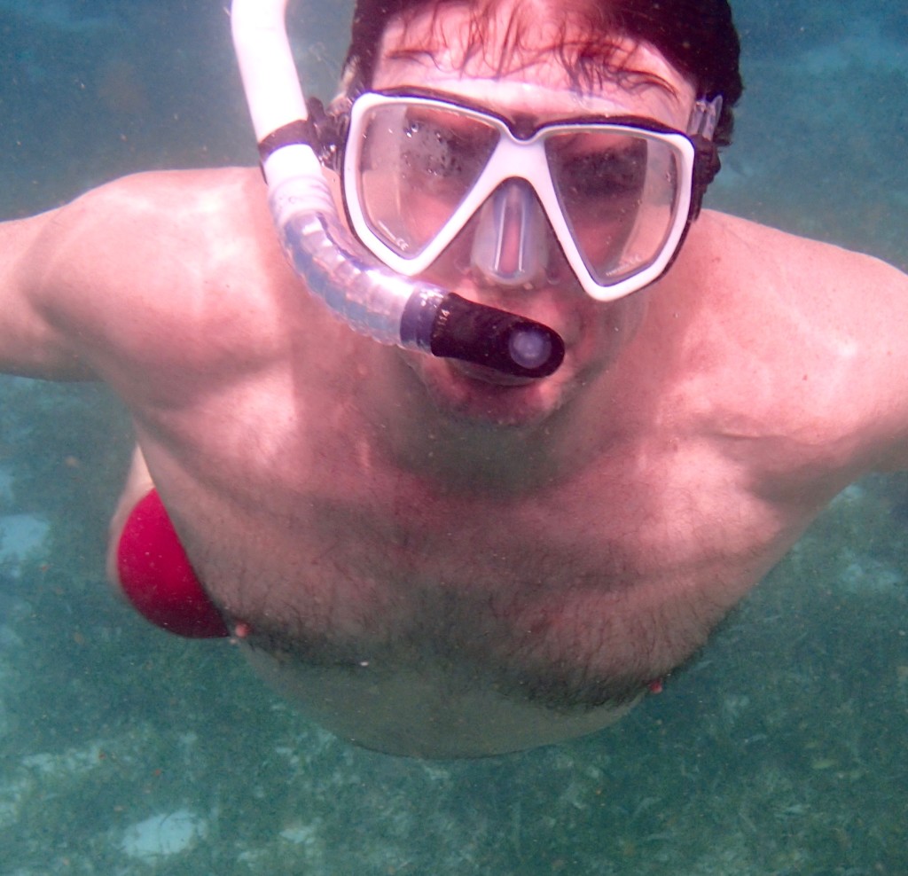 Doug Stein underwater in the Philippines