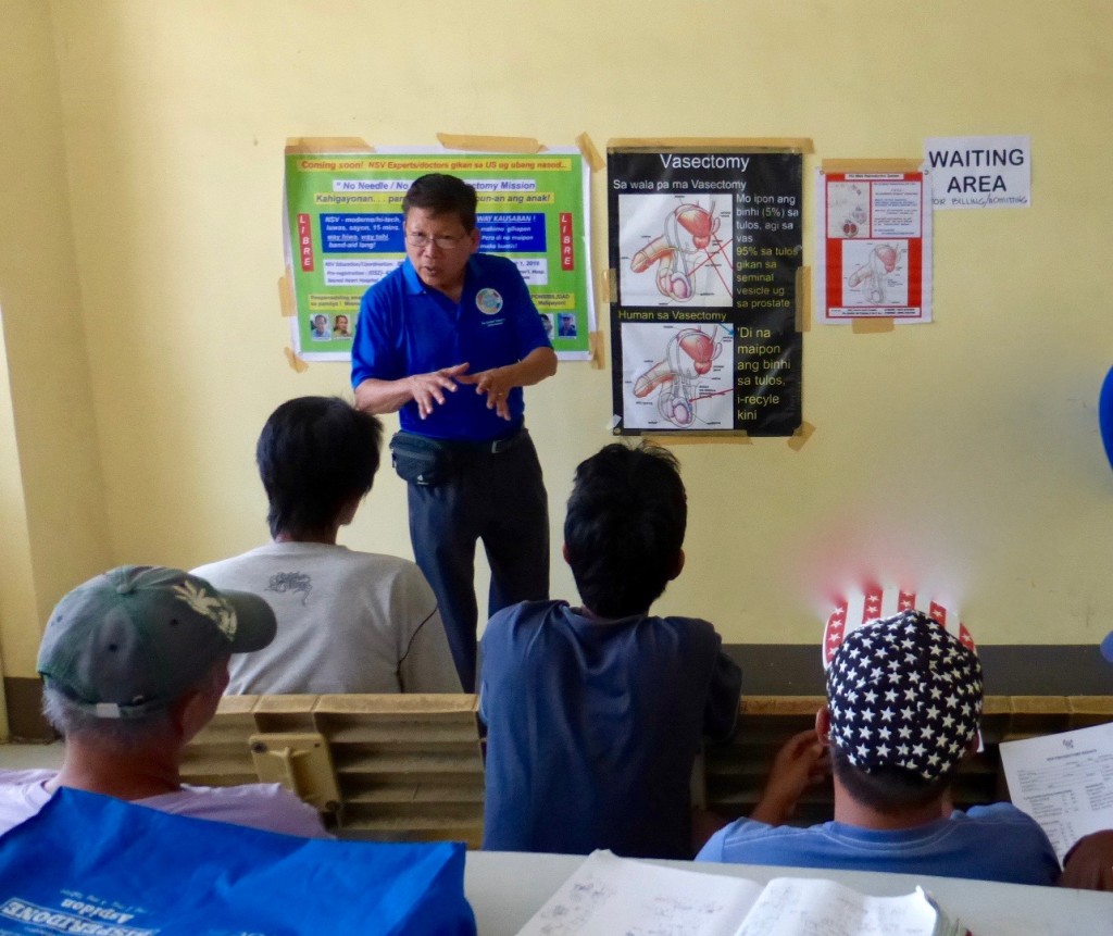 Bob Kiamco doing counseling in Danao